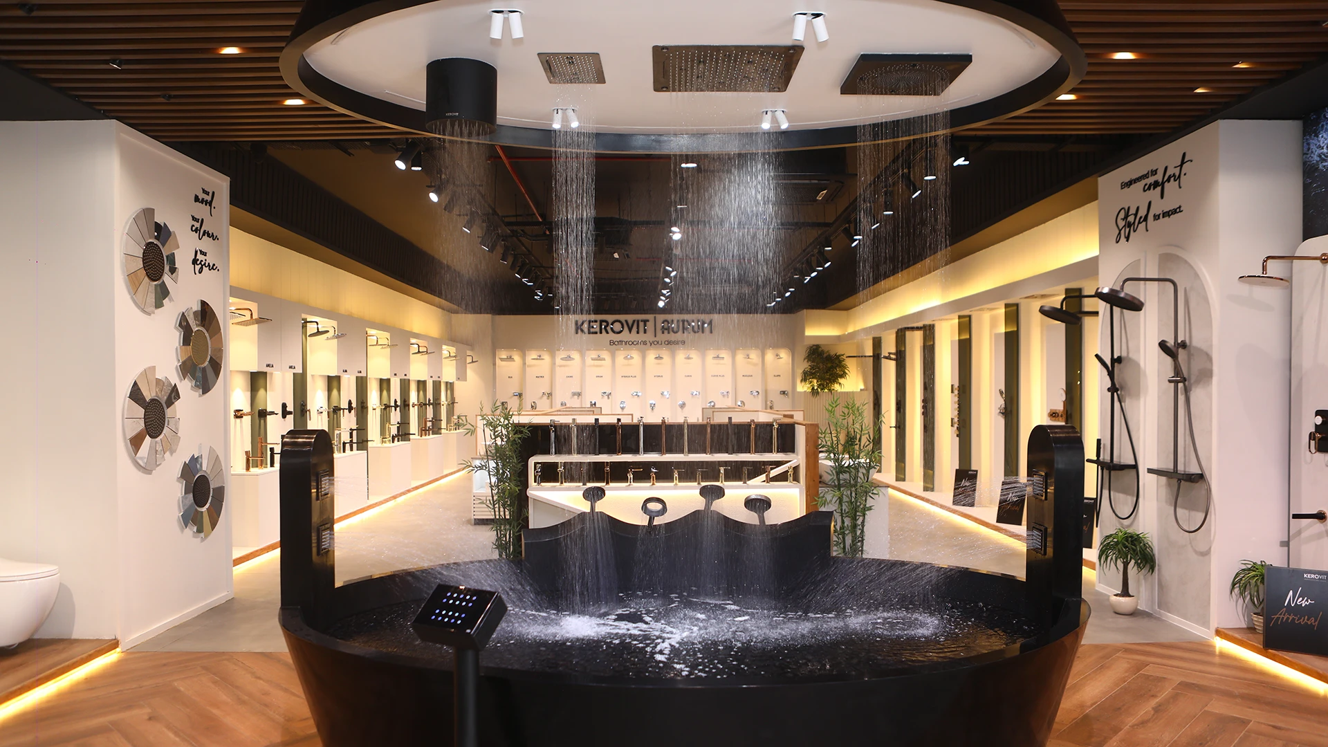 Kerovit Luxury Bathroom Experience Centre – Mumbai Showroom featuring Premium Sanitaryware and Bath Fittings