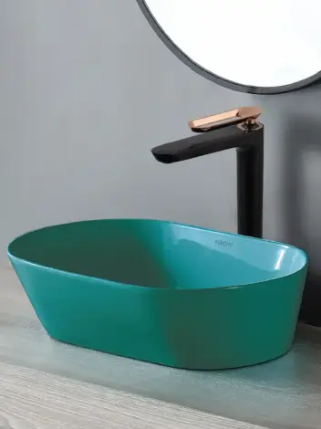 Kerovit KB3511001 Countertop Wash Basin – Premium Vitreous China